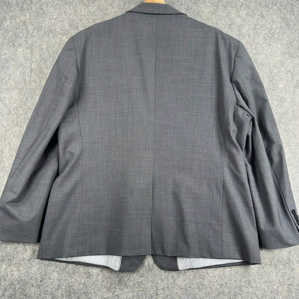 Brooks Brothers Suit Jacket Mens 48R Gray Wool Stretch Two Button‎ Explorer